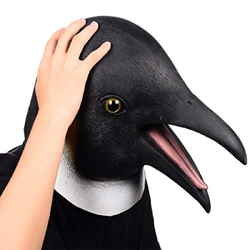 Finalshow Pinguin Maske Latex Tiermaske Kopf Kostüm für Halloween Weihnachten Party Dekoration Masken - 6