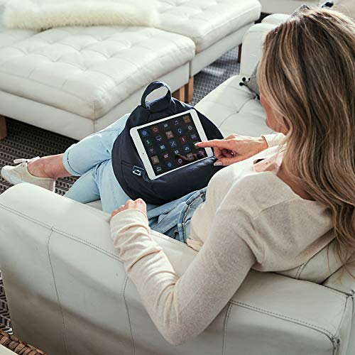 iBeani, Ständer für iPad & Tablet, Sitzsack-Kissen für alle Geräte und jeden Winkel auf jeder Oberfläche grau schiefergrau - 5