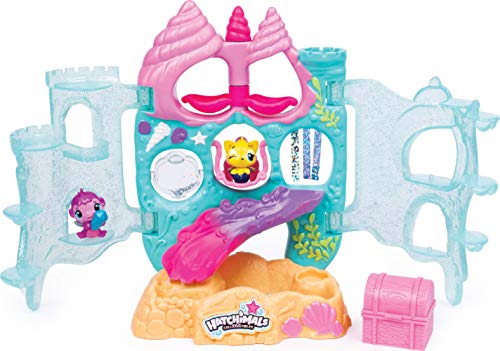 Hatchimals 6045505 - CollEGGtibles aufklappbares Spielset Coral Castle, mit 2 CollEGGtibles Mermal Magic Figuren - 2