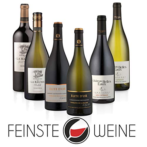 FEINSTE WEINE Weinselektion ‚LANGUEDOC‘ (6 x 0,75 l) – Frankreich-Probierset mit trockenen Rotweinen aus dem Languedoc - 2