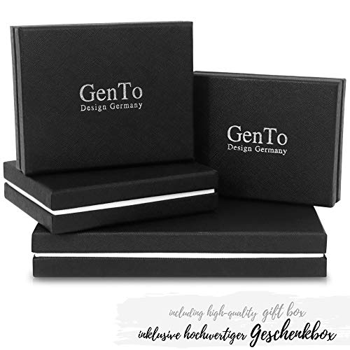 GenTo® Paris – Damen Geldbörse – Kleines Damen Portemonnaie mit RFID Schutz – Kleine Frauen Geldbörse mit vielen Fächern – Geschenk für Damen – Inklusive Geschenkbox | Design Germany… (Kompakt) - 6