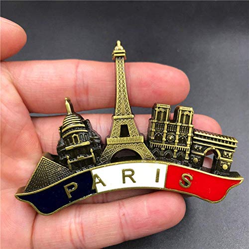 Fingertoys Kühlschrankmagnet Notre Dame de Paris, Heimdekoration, Reise-Souvenir, Geschenk (H02)