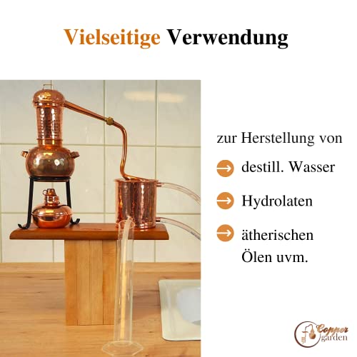 UNICOBRES Zubehörset für Destillen bis 3 Liter ❁ Kühlwasser-Set mit Pumpe ❁ für eine perfekte Destillation - 4