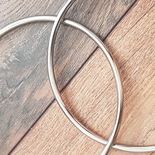 Chinese Linking Rings – Das Wunder der verketteten Ringe | Zaubertricks mit deutschsprachiger Anleitung | Set aus 4 Ringen zum Zaubern – 13,5cm Durchmesser | Ringverkettung Zaubertrick Zauber-Artikel - 3