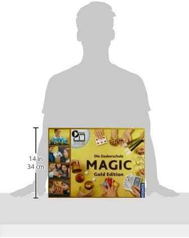 Kosmos Zauberschule Magic Gold Edition, 150 Zauber-Tricks von leicht bis anspruchsvoll, viele magische Zauber-Utensilien, Zauberkasten für Kinder ab 8 Jahre und Einsteiger, inkl. Online-Erklär-Videos - 7