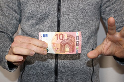 50 Euro Bill Switch - Wie man einen Geldschein verwandelt | Geld-Zaubertrick für Erwachsene | Zauberei mit Banknoten | Magic Money Change | Zauberartikel, zaubern lernen, Geldscheinverwandlung - 2