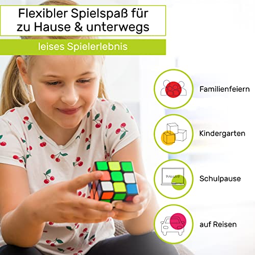 CUBIDI® Zauberwürfel 3×3 – Typ Los Angeles – Speedcube mit optimierten Dreheigenschaften für Speed-Cubing - 3